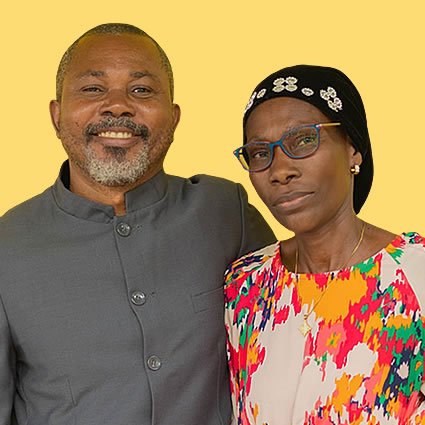 Ancien Hervé Sedar BOUANGA et son épouse Diane