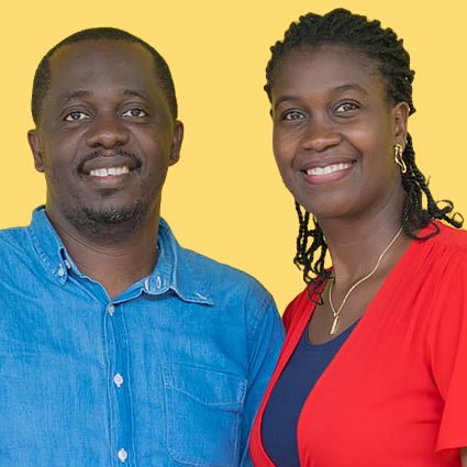 Ancien Larson BOUNDENGA et son épouse Miriame