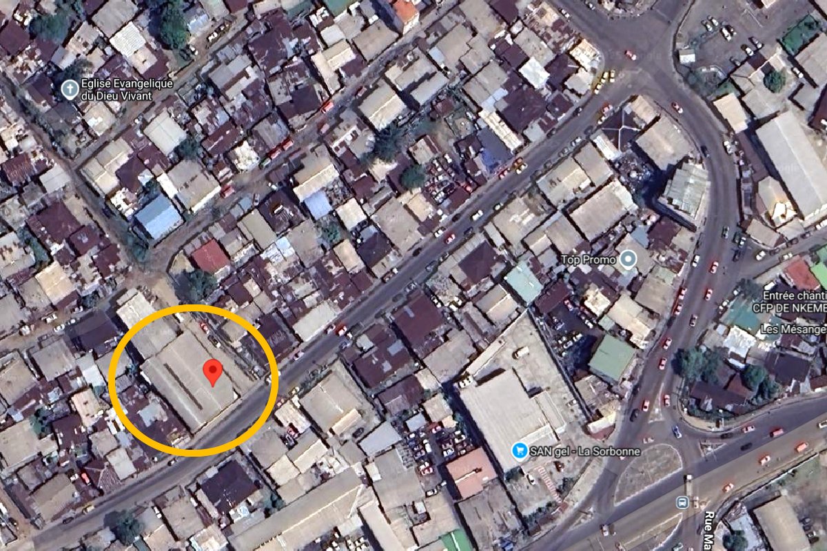 Vue satellite de la paroisse AGAPE Campagne A