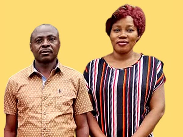 Désiré LEVOULAPOLA  et son épouse Murielle Nelly