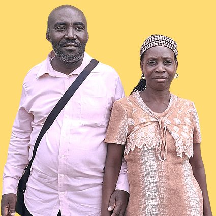 Édouard OBIANG et son épouse Marie Claire