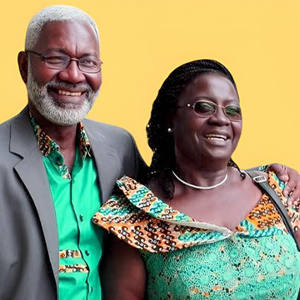 Ancien Jean Joseph NZIGOU et son épouse Martine