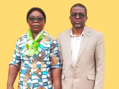 Ancien Yves TSIGOU et son épouse Emeranciennee