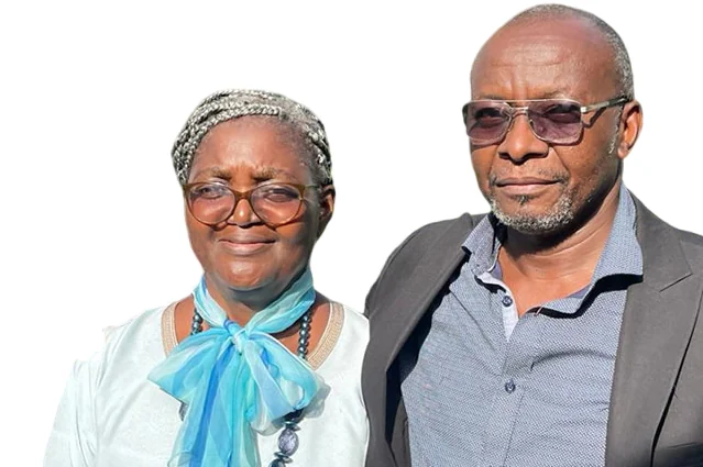 Ancien Jean Marie Mbadinga Wora et son épouse Christiana Laurette