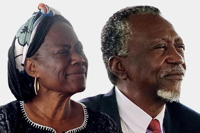 Ancien Hilaire Moupila Cassat et son épouse Léa Yolande