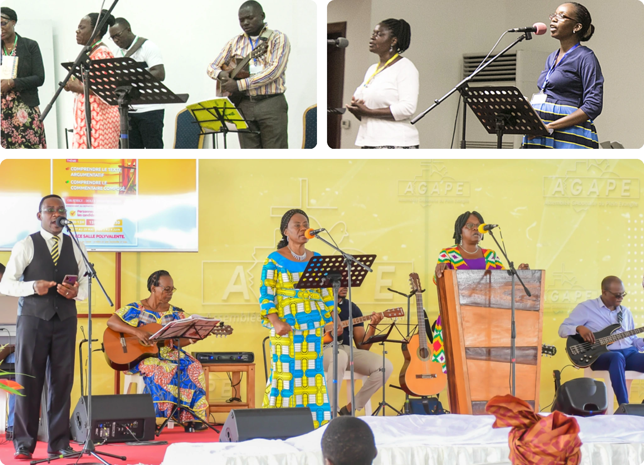 Archives historiques du groupe Chant d'Amour pour le Roi des rois depuis 1980