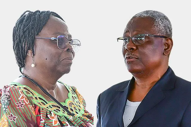 Ancien Bernard Poaty et son épouse Marie Gabrielle