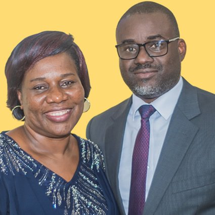 Armel DOUMINGOU MOMBO et son épouse